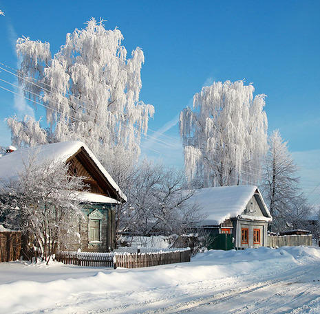 Rusland, winter, Suzdal