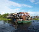 Varen op het Tonle Sap meer