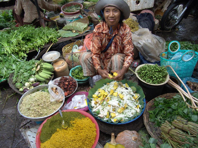 Lokale mark Thailand