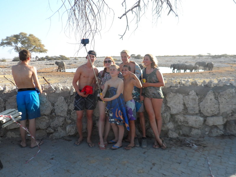 Groepsfoto Etosha