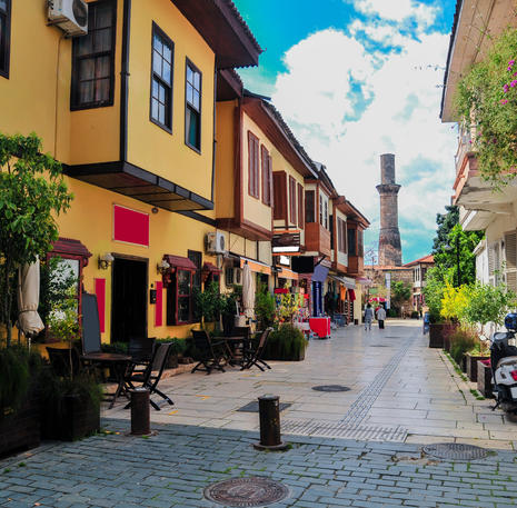 Het oude centrum Kaleici in Antalya