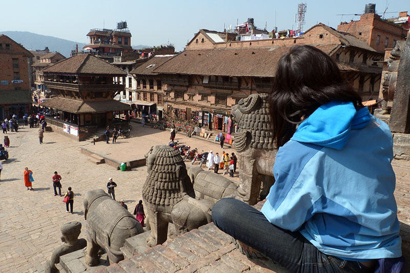 Familiereis India en Nepal Bhaktapur