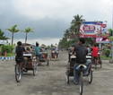 Becak rit in Makassar