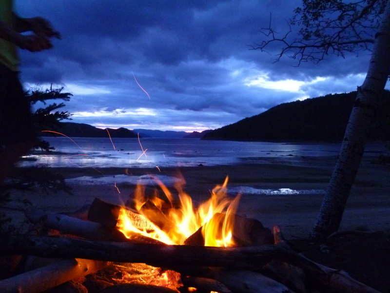 Familiereis Canada Kampvuur