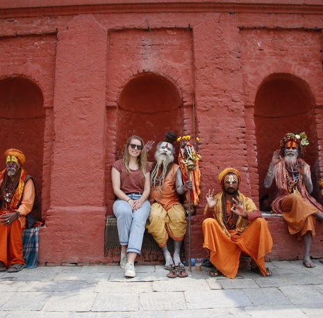 Familiereis Nepal Pashupatinath Kathmandu