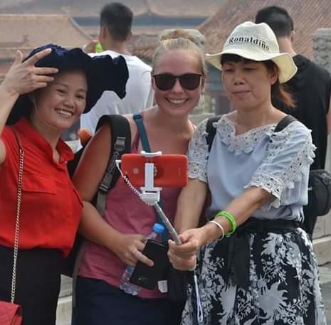 Rondreis China Selfie met locals