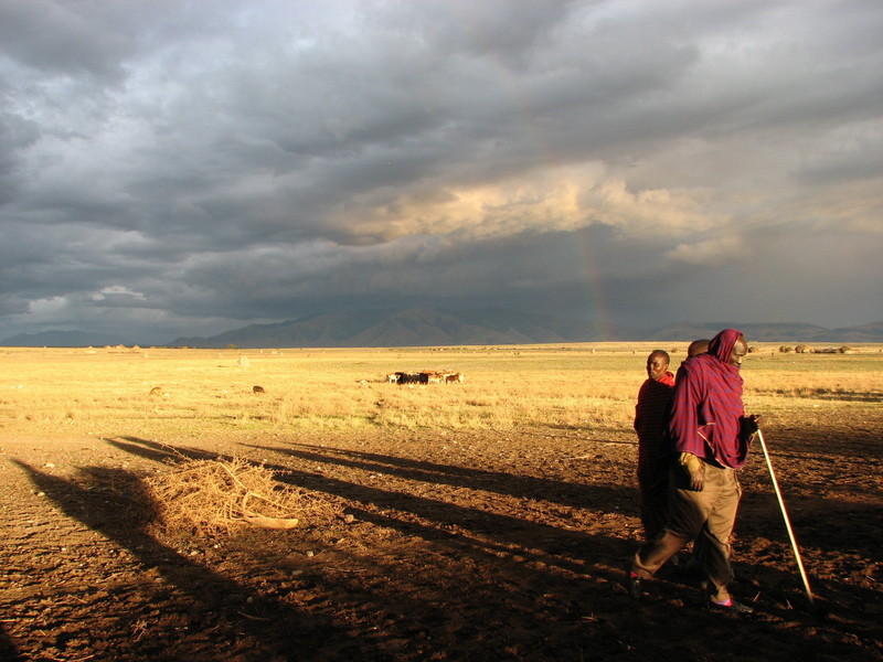 Maasai onderweg