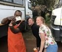 Familiereis Zuidelijk Afrika selfie local en kinderen